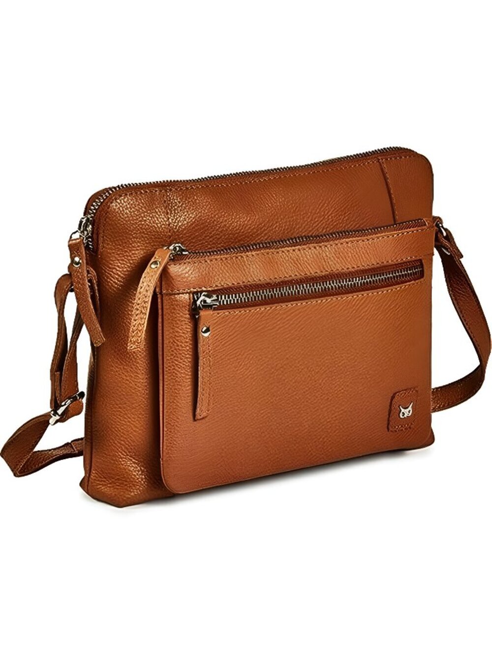 Small Soft Pebbled Real Leather Crossbody Handbags Purses Sling Crossover Bag